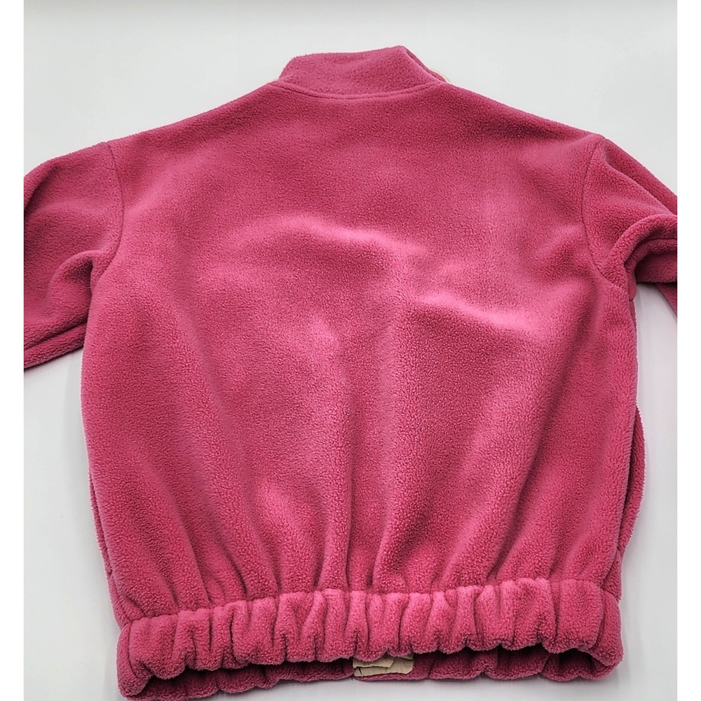 Vintage Woolrich Fleece Jacket Small Pink Made in USA Full Snap Front 90s Retro - Picture 13 of 14